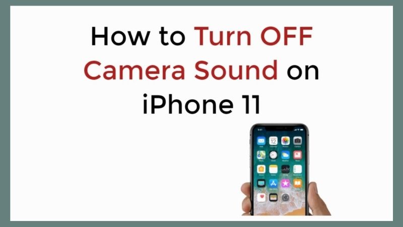 Remove Sound to iphone Camera