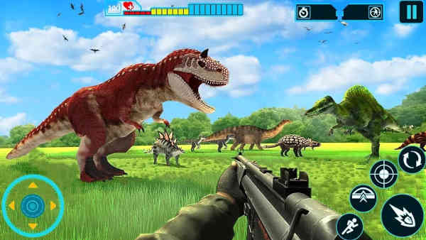 dinosaur shooting games