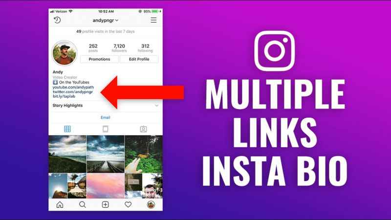 How To Put Multiple Links In Instagram Bio