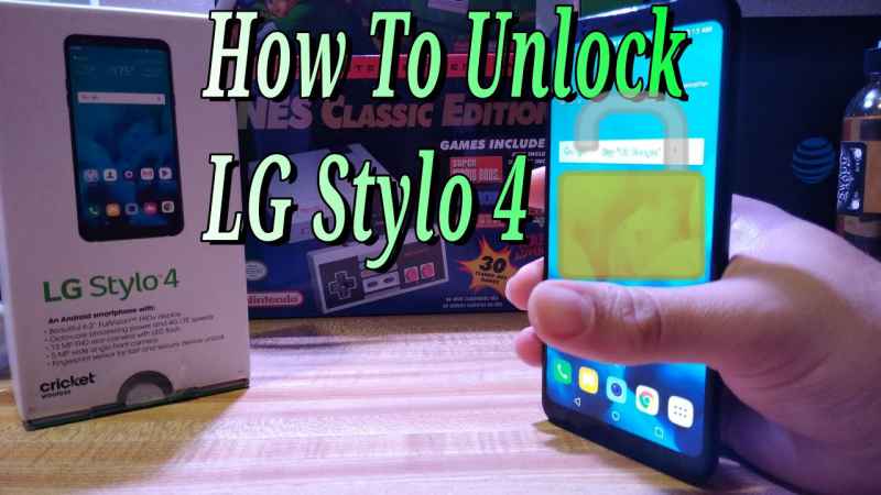 how to unlock lg stylo 4